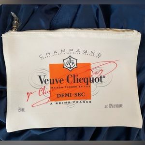 Luxury champagne brand inspired 2 pc Set - cutting board, zippered bag